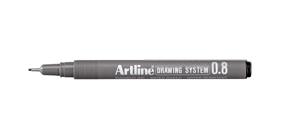 Drawing pen Black EK-238 0.8 (Art line)