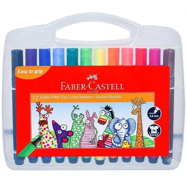 FC Pen Fibre Tip Jumbo Markers 12s 559412