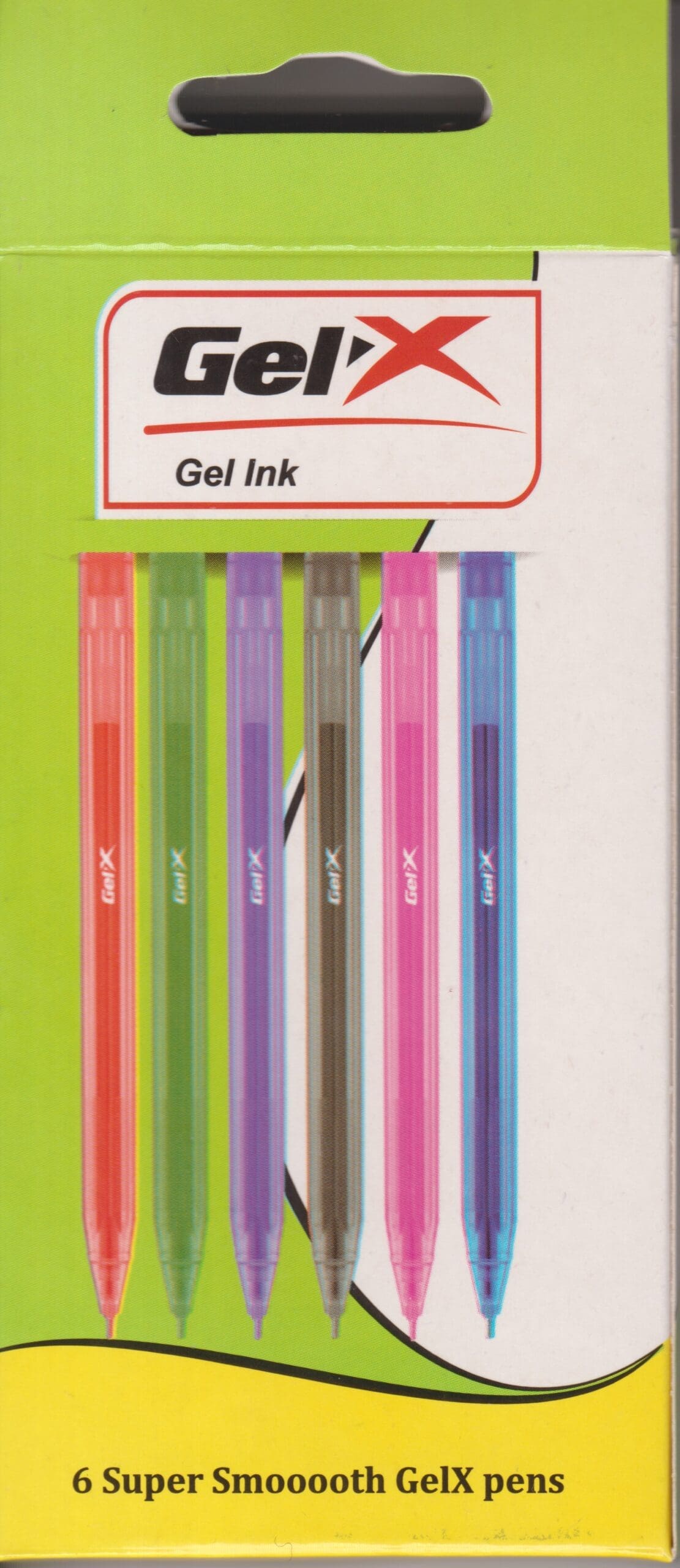 Gelx Pen Assorted 6s KG106M06