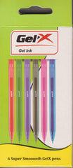 Gelx Pen Assorted 6s KG106M06
