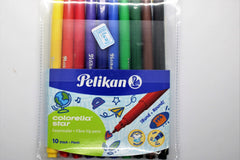 Pkn Felt Pens Set 10s 302/10 814485 Coloured top