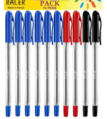 Racer ball pens M Promo (6blue+2black+2red)