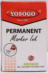 Yosogo Marking Ink Red Permanent
