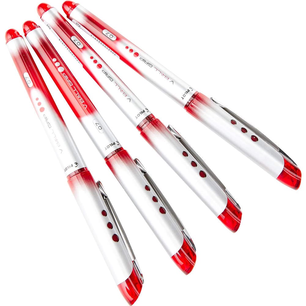 Pilot BLS-VBG-7-R Liq R.ball V-Ball Grip 0.7mm Refill Red
